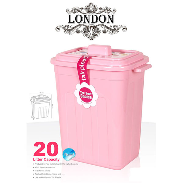 سطل دربدار ۲۰ لیتری لندن تک پلاستیک