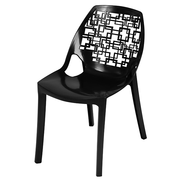 صندلی آتیلا بدون دسته نقش اسپیرال مربع هوم کت